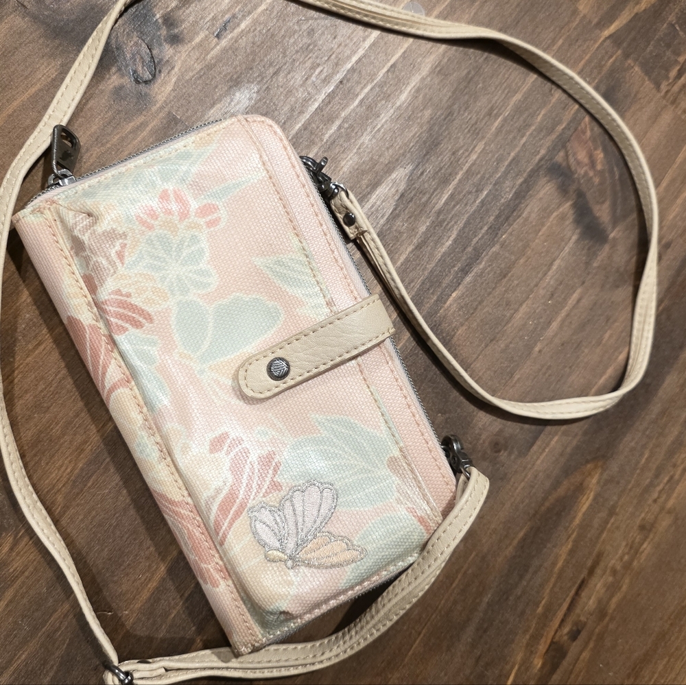 Sakroots Pastel Floral Crossbody Bag - Picture 3 of 4